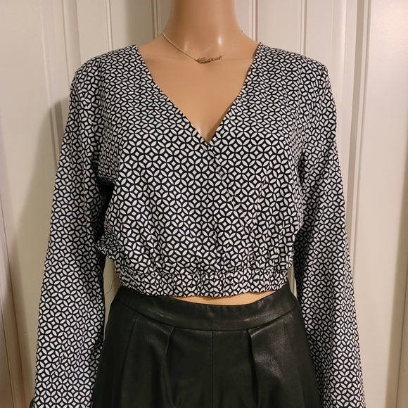 Boohoo Tops - Boohoo Longsleeves Croptop